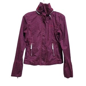 Bench Light Jacket with Expandable Hood Pink Size M